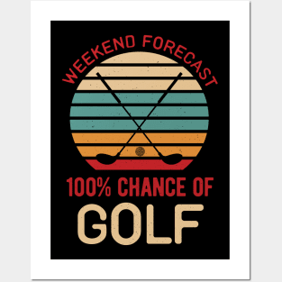 Funny Golf Gift Posters and Art
